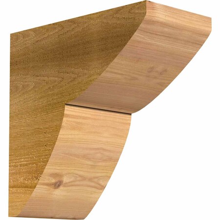 Ekena Millwork Crestline Rough Sawn Rafter Tail, Western Red Cedar, 6"W x 12"H x 12"L RFT06X12X12CRE00RWR